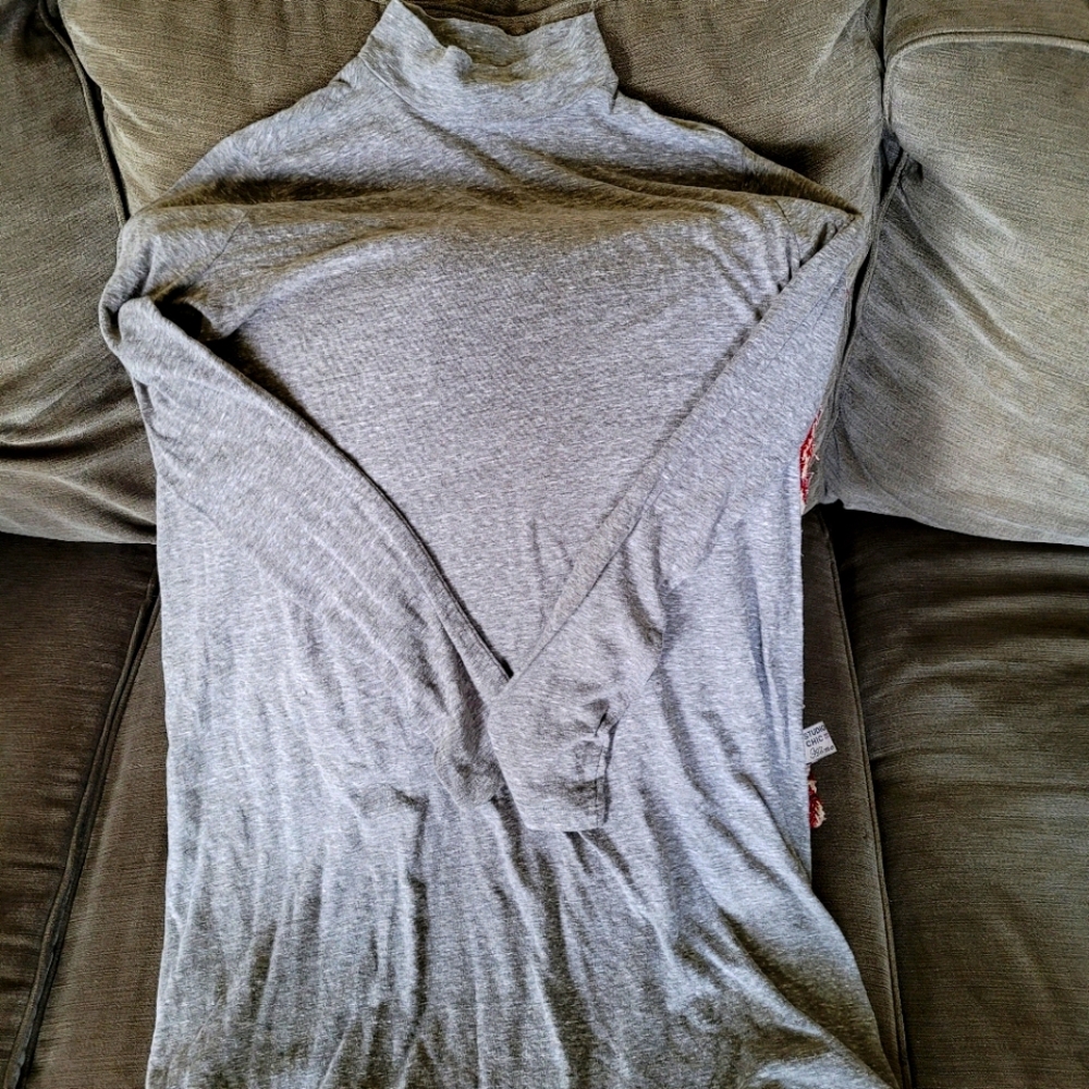 Mock turtleneck tunic